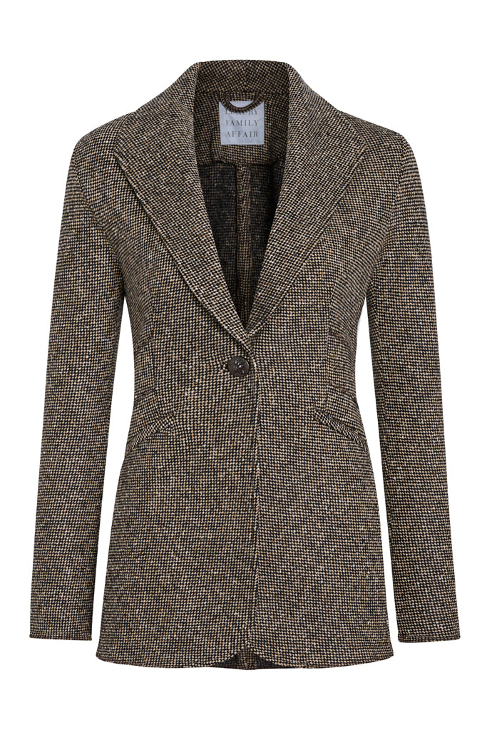 Tweed travel jacket sale