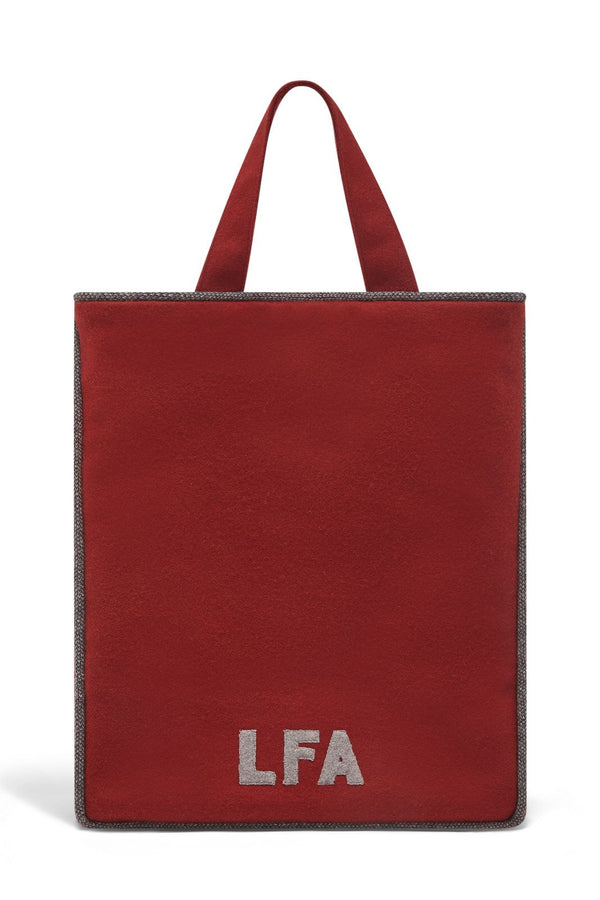 CHILTERN Red Recycled Canvas LOVE ME LONGER Bag