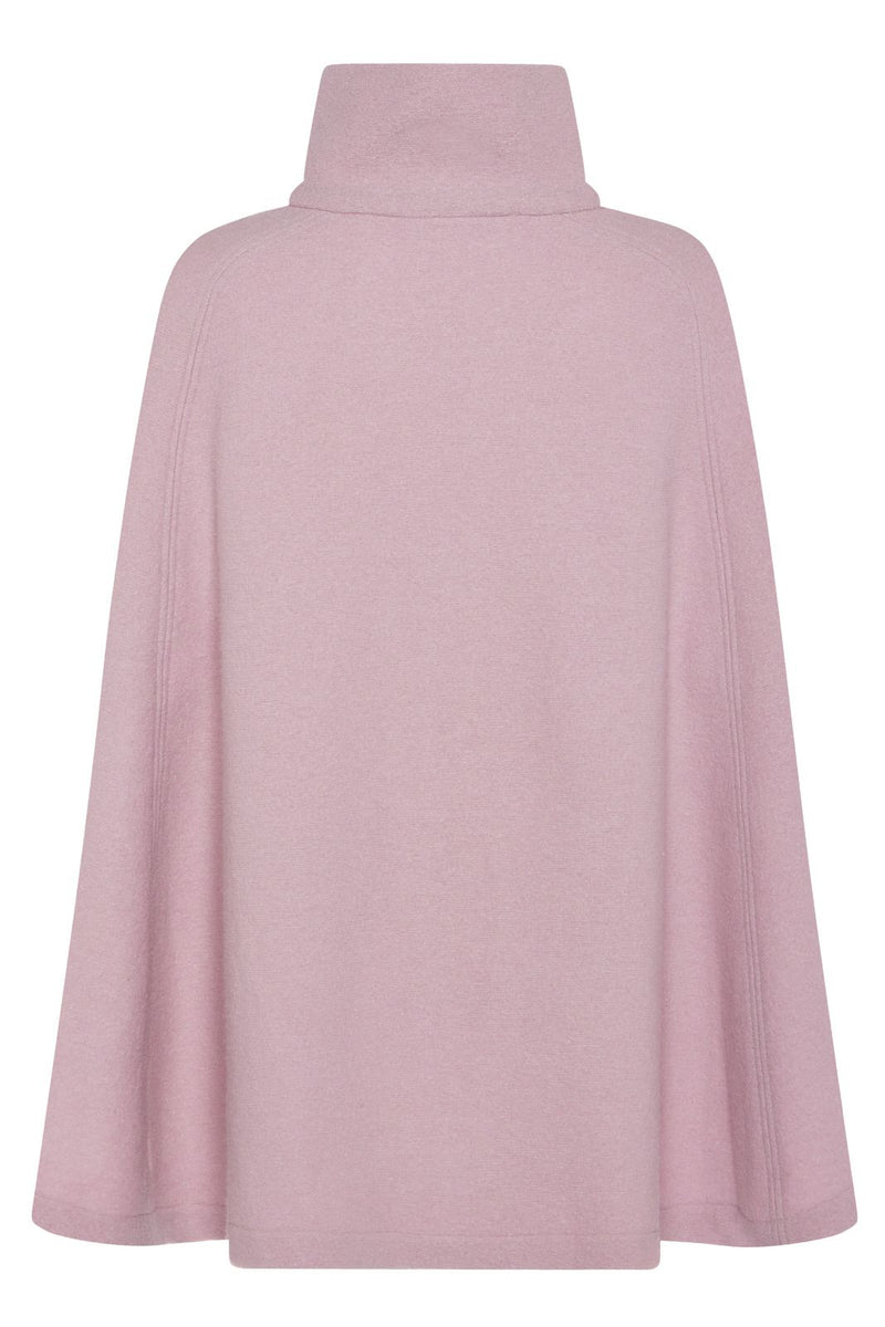 COTSWOLD Rosé Summer Wool Poncho Cape