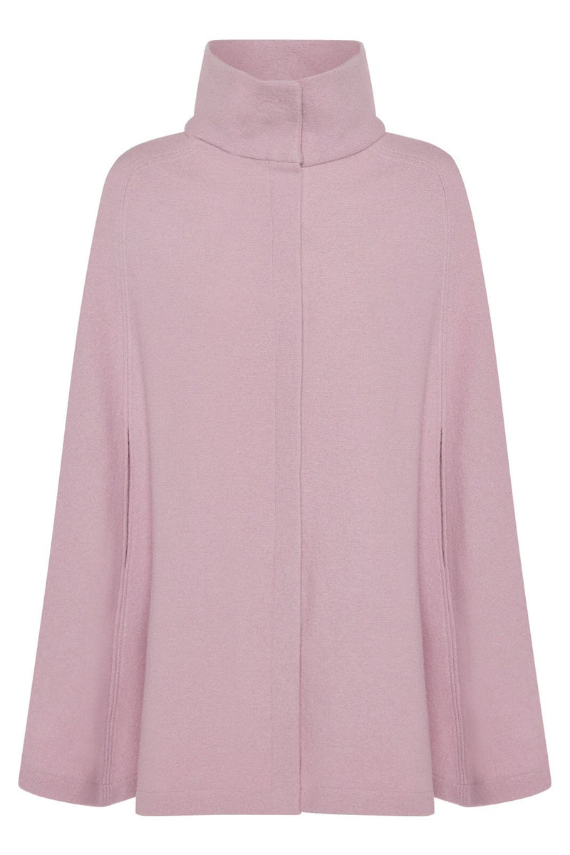 COTSWOLD Rosé Summer Wool Poncho Cape