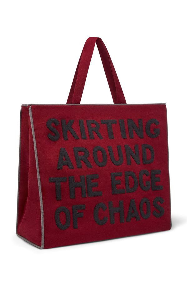 WEEKENDER  red recycled canvas Family Bag CHAOS